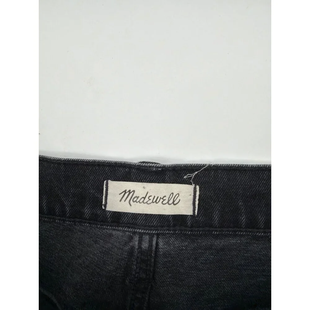Madewell The Perfect Vintage Jeans Black High Rise Womens Size 30 Stretch Denim - Picture 7 of 11